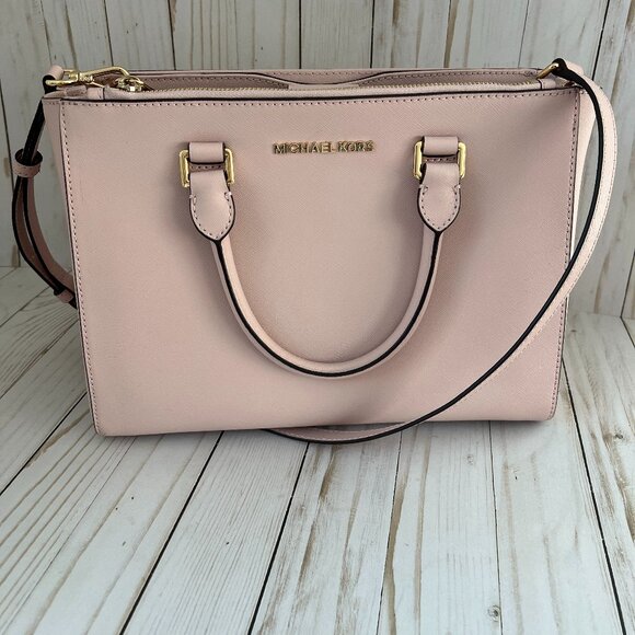 Michael Kors Purse, Satchel, Pink - Picture 1 of 13